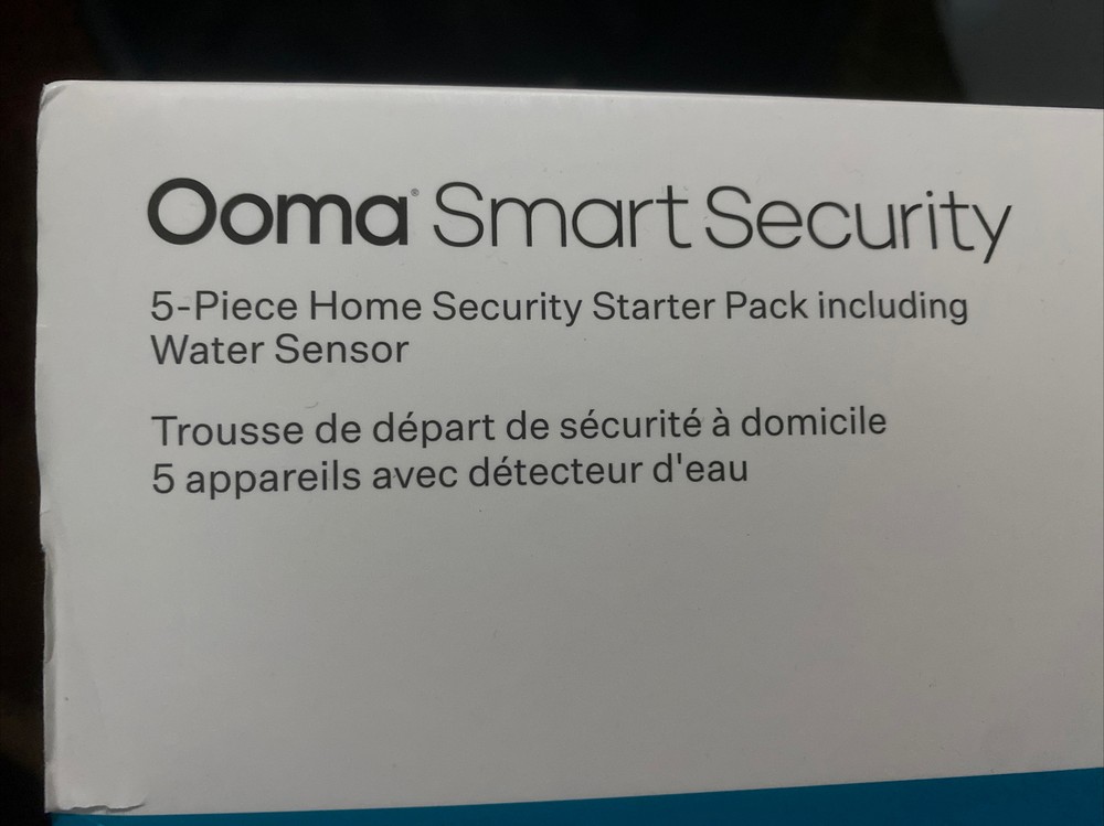 Ooma Smart Home Security Starter Kit With Water Sensor