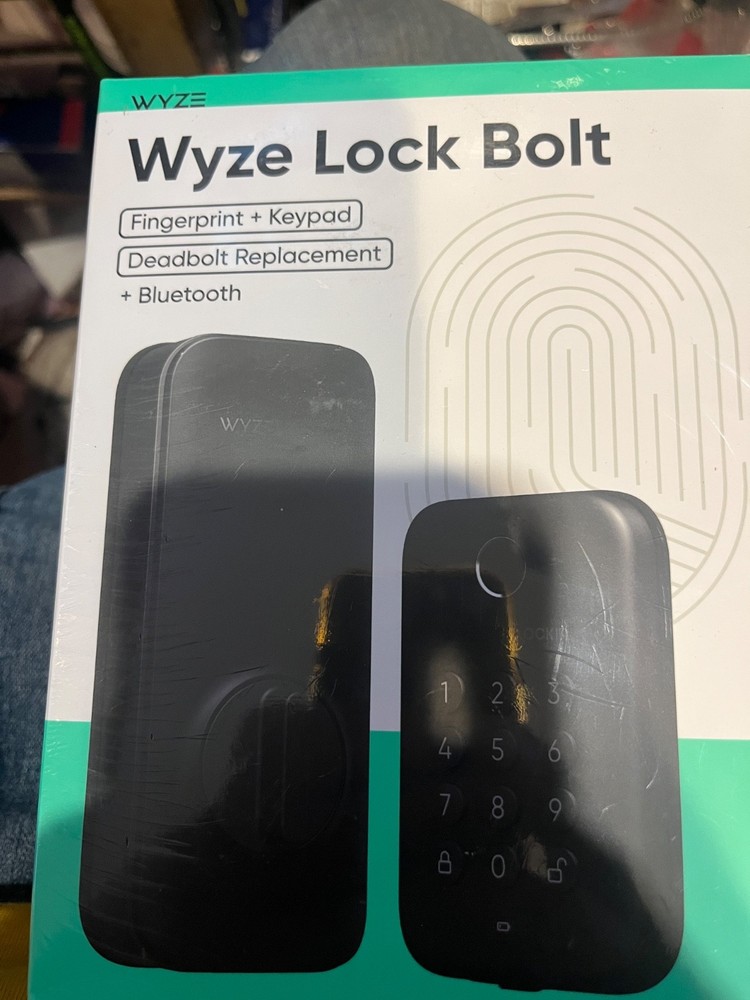 Wyze Lock Bolt Fingerprint + Keypad Deadbolt Replacement Bluetooth Smart Lock