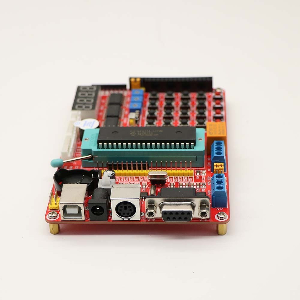 PIC MCU development Mini System PIC Development Board + Microchip PIC16F877A