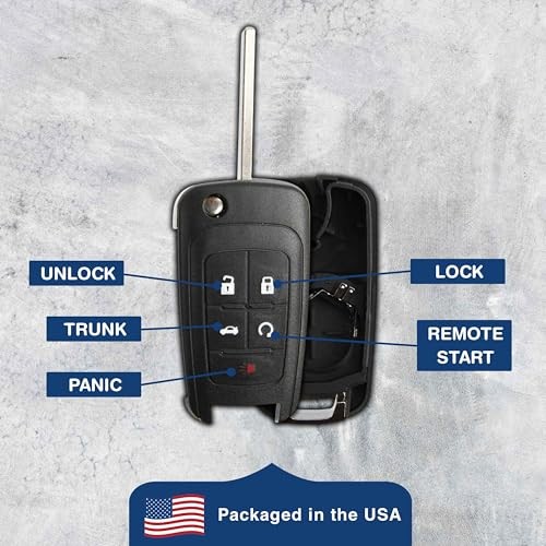 Just The Case Keyless Entry Remote Control Car Key Fob Shell Replacement for