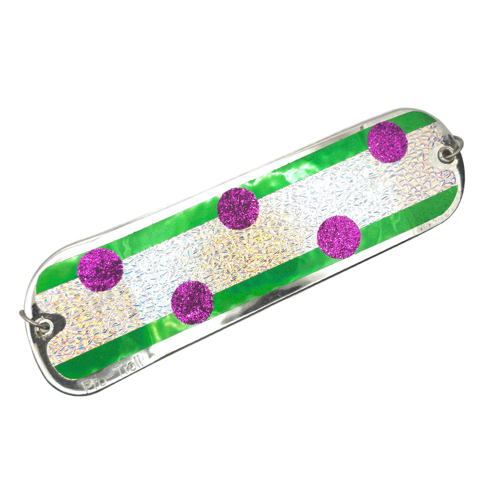 Custom Pro-Troll ProChip 8" Flasher - Salmon / Trolling - GRAPE ATTACK