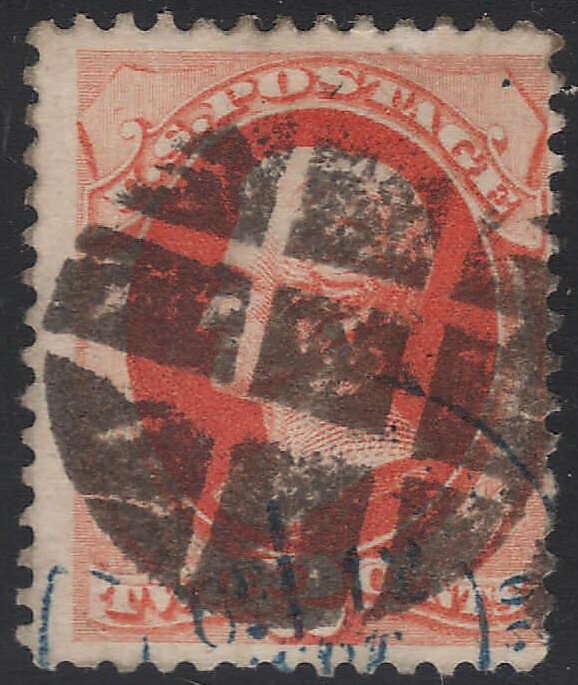 US Scott # 178 2c Jackson Fancy Cancel Bold Strike