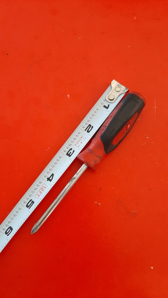 Snap-on Tools SGDP301B No. 1 Phillips Instinct Red Soft Handle Screwdriver READ