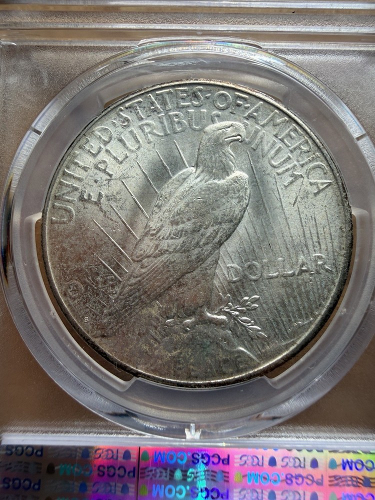1922 S Peace Silver Dollar PCGS MS63