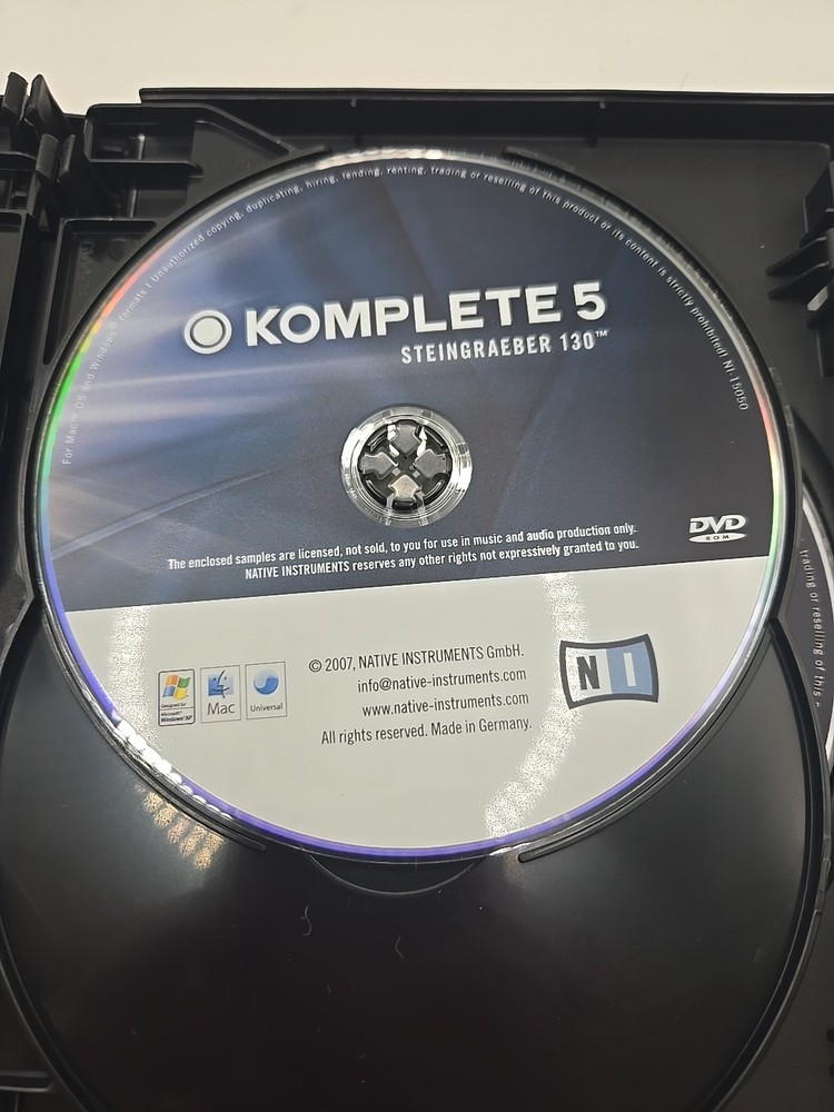 Komplete 5 Native Instruments Collection Bundle Absynth Piano Guitar - Software