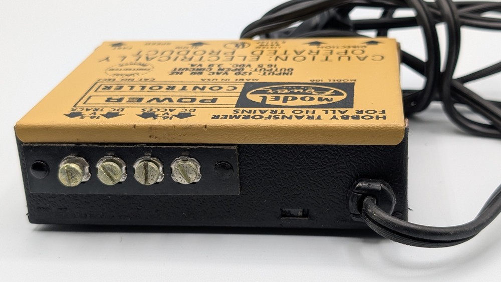 Model Power 100 Vintage 1977 Ho Scale Train Controller F/SH - Untested