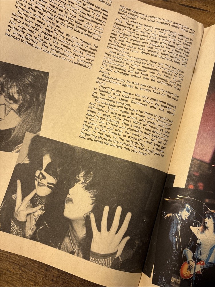 Teen Favorites presents KISS And Others - No. 1, 1988, Centerfold poster intact