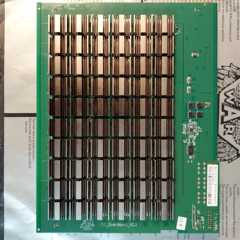 Bitmain Antminer D3 Dash Board V2.2   circuit board