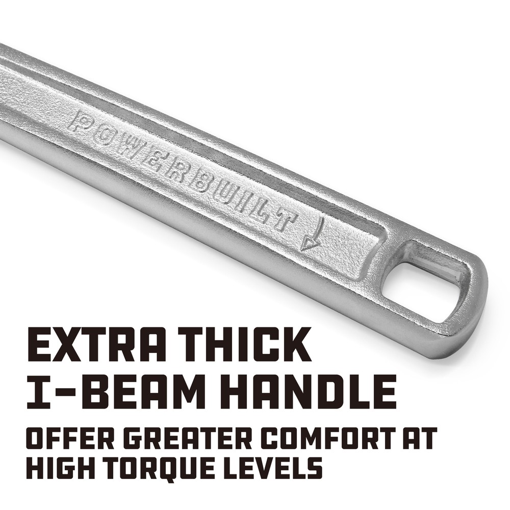 Powerbuilt 6 Inch Adjustable Wrench - 644040