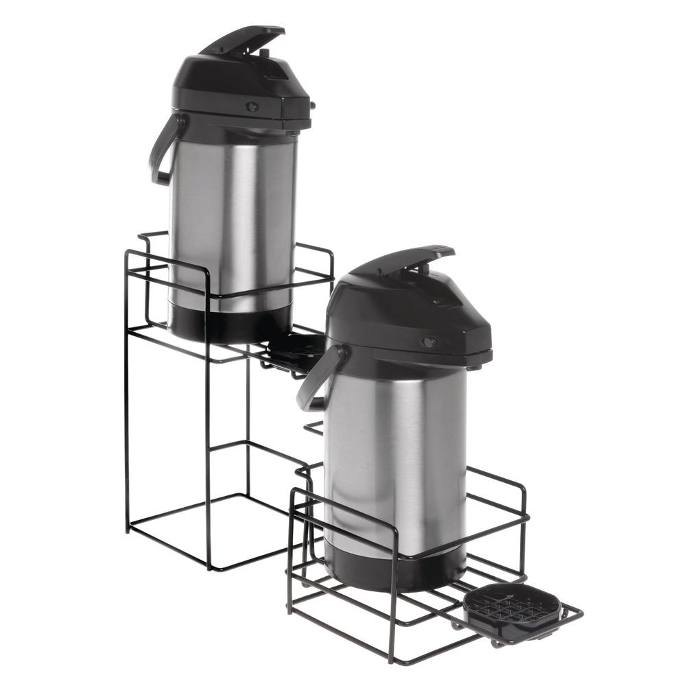 HUBERT Wire Airpot Thermal Coffee Server Stand - Black