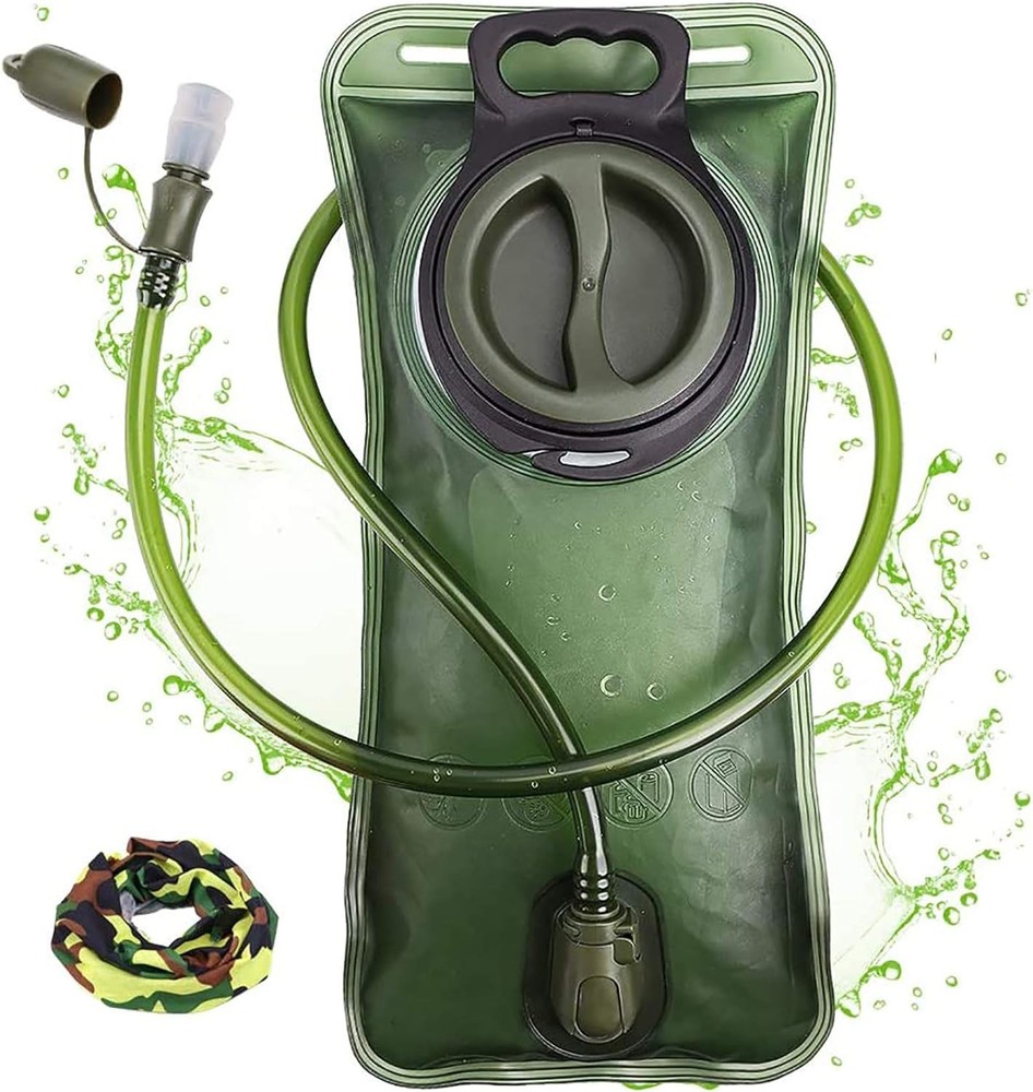 Hydration Bladder, 2L Water Bladder - Military Green