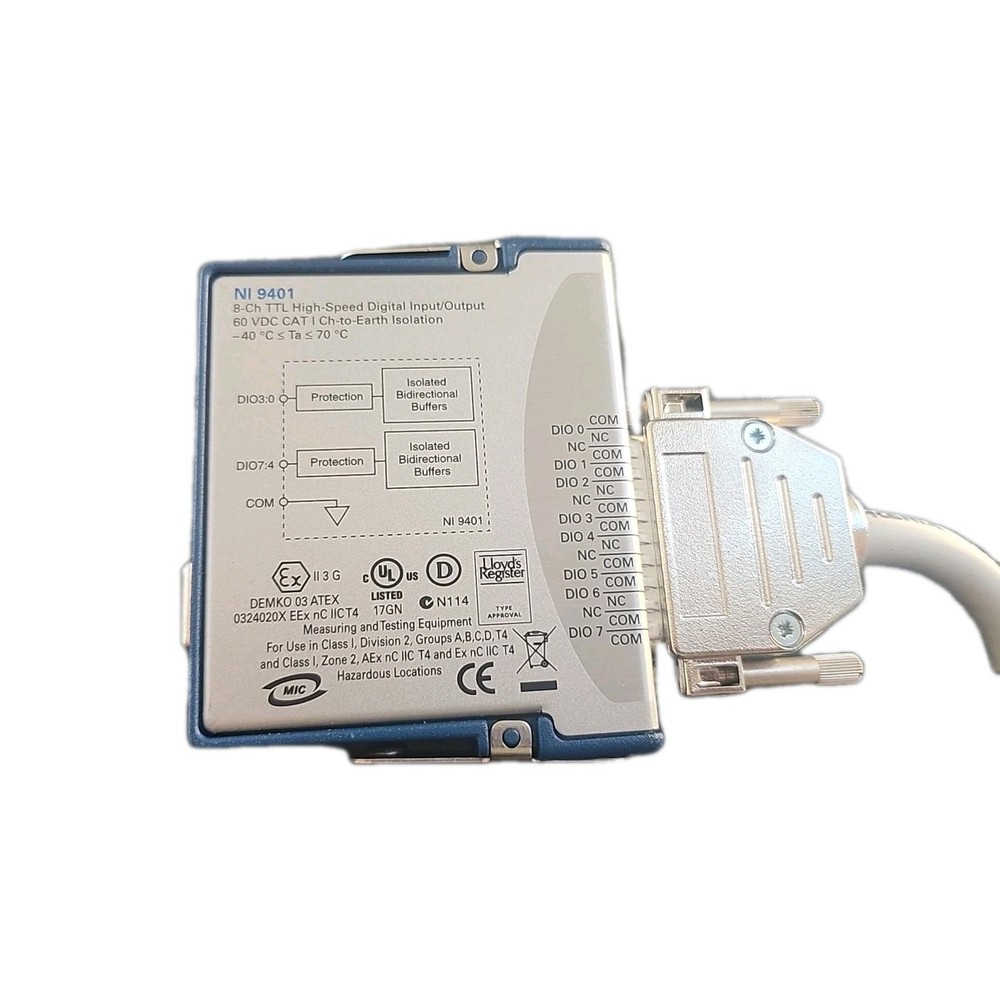 National Instruments NI-9401 152182A-01L 1AE1EED Digital Input / Output Module