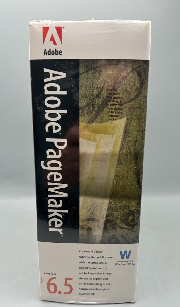 Adobe PageMaker 6.5 Education Version Windows - Sealed