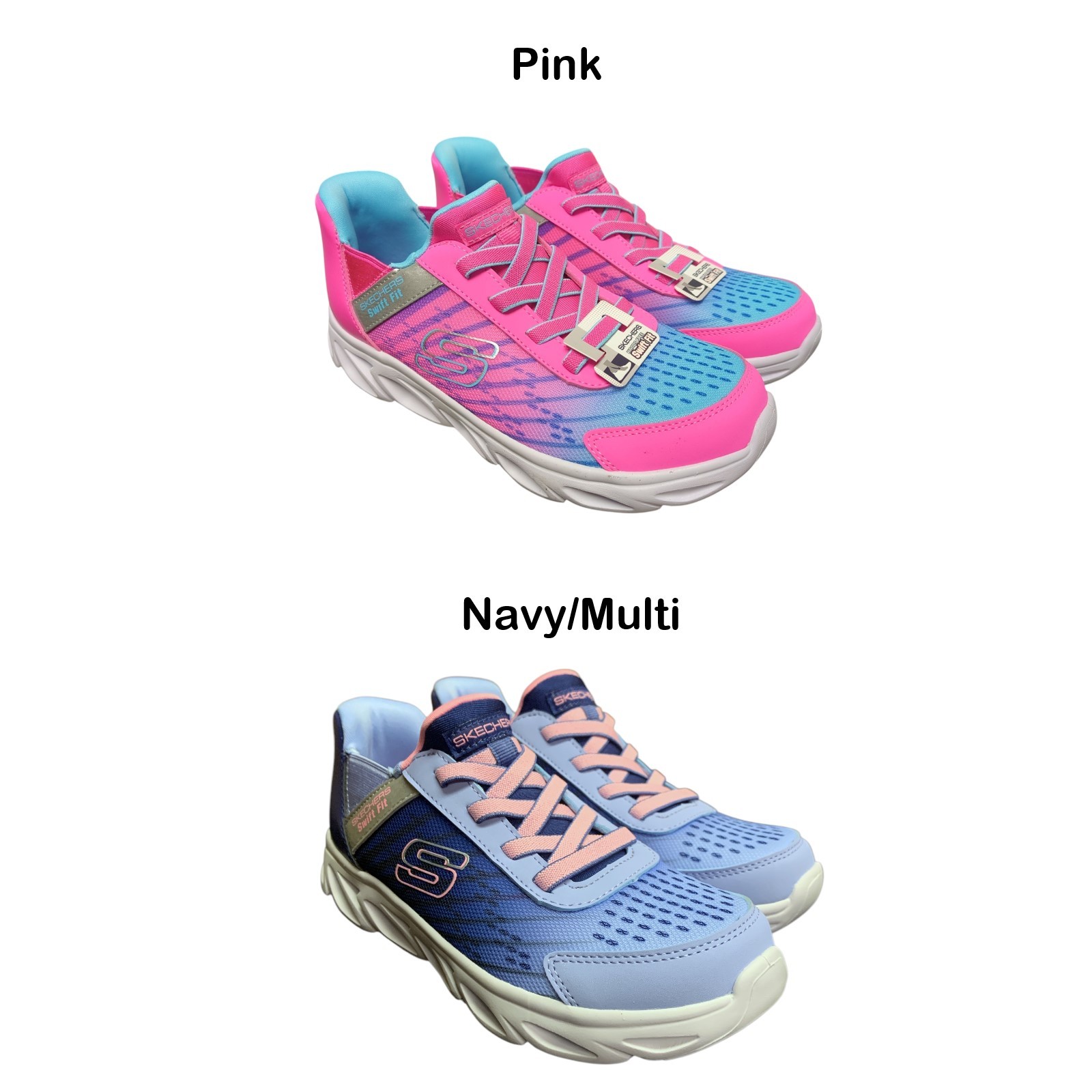 Skechers Girls Lightweight Hands Free Swift Fit Flex Glide Sneaker