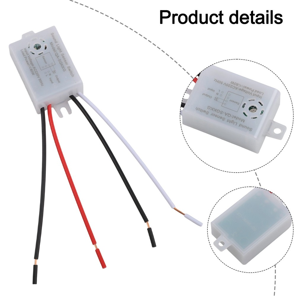 Sound Control Sensor Fire Prevention Sound Sensor Switch Two In Two Outs
