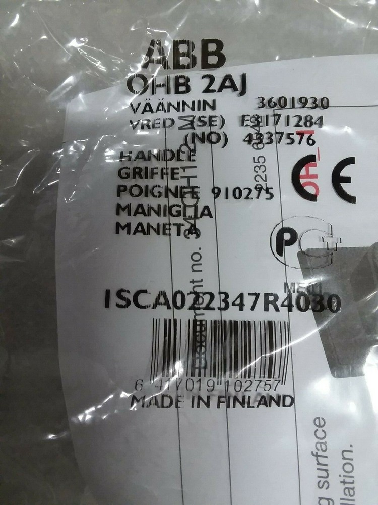 ABB OHB2AJ Handle Padlockable IP65 - 60 day warranty