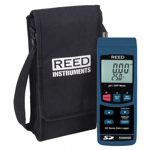 Reed Instruments R3000SD pH ORP Meter w/ SD Card Slot for Data Logging