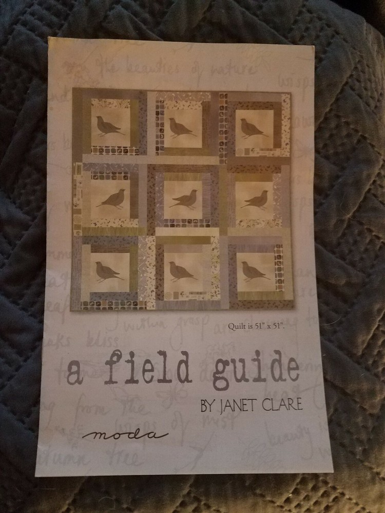 A Field Guide - quilt pattern project sheet by Janet Clare for Moda Fabrics