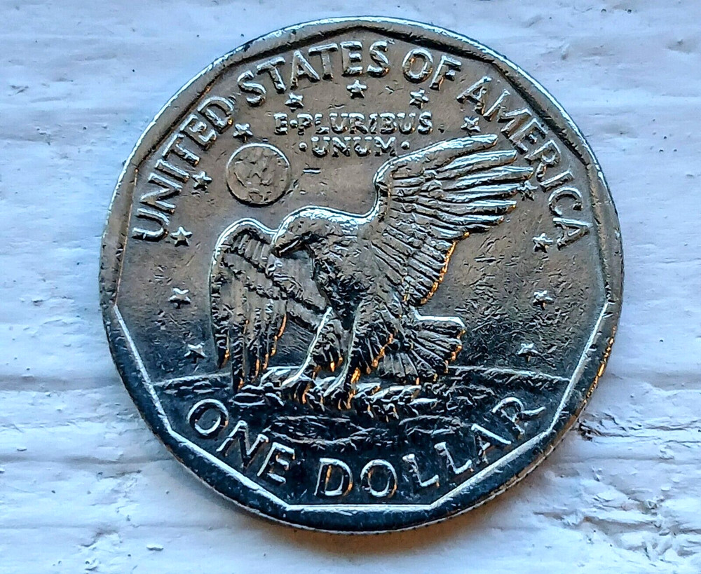 1979 Blob Mint Mark Error Susan B Anthony $1 One Dollar Coin Common Error