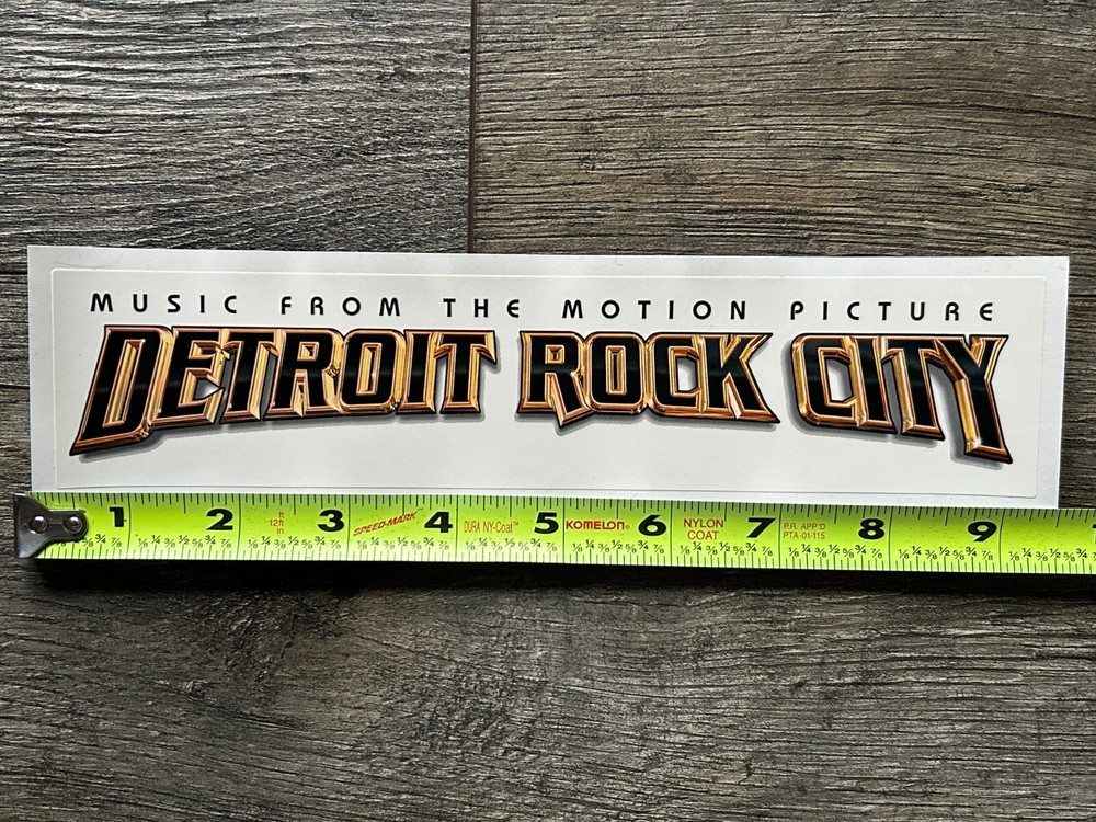 KISS BUMPER STICKER Detroit Rock City Movie Soundtrack Promo 1999 Vintage Kiss