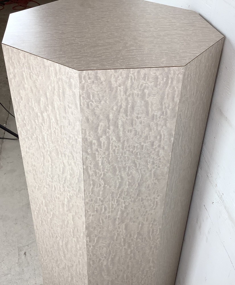 Vintage Modern Display Pedestal- Octagonal