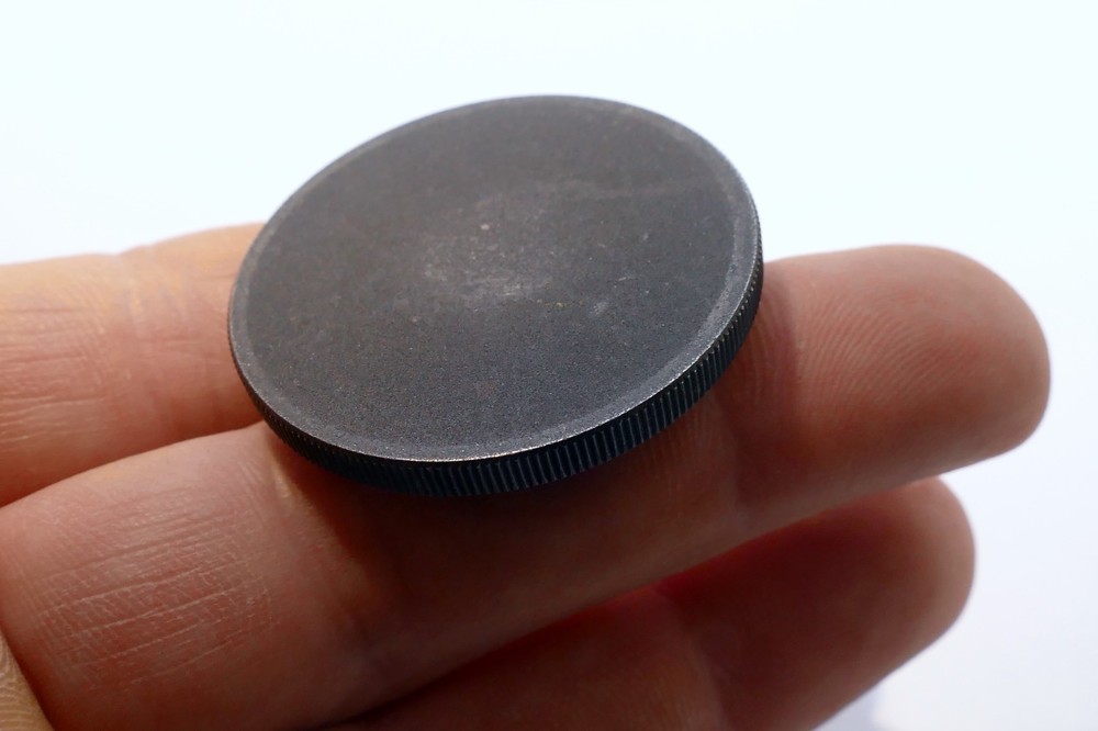 34mm Lens Front Cap for stacking, metal, screw in type