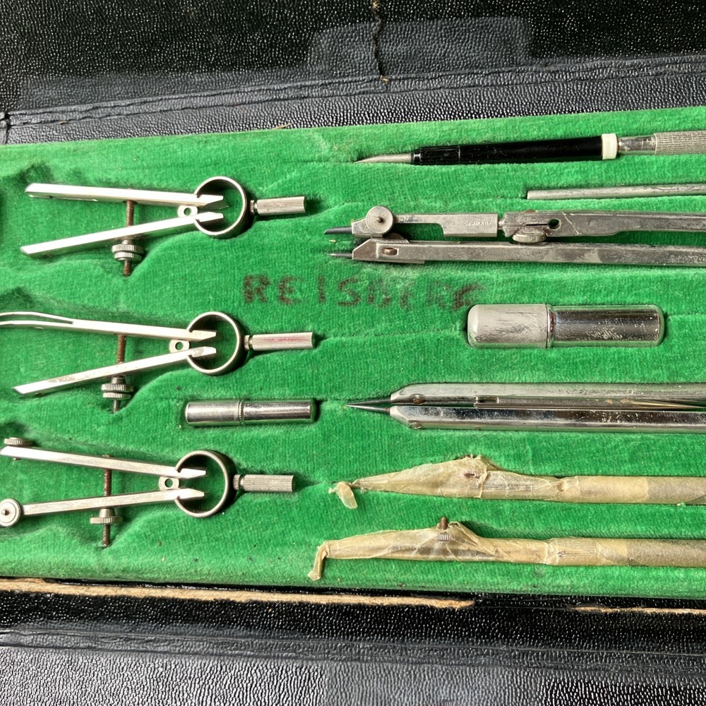 VTG Drafting Tools Made in Germany #1816 Antique Drafting Tool Set B2
