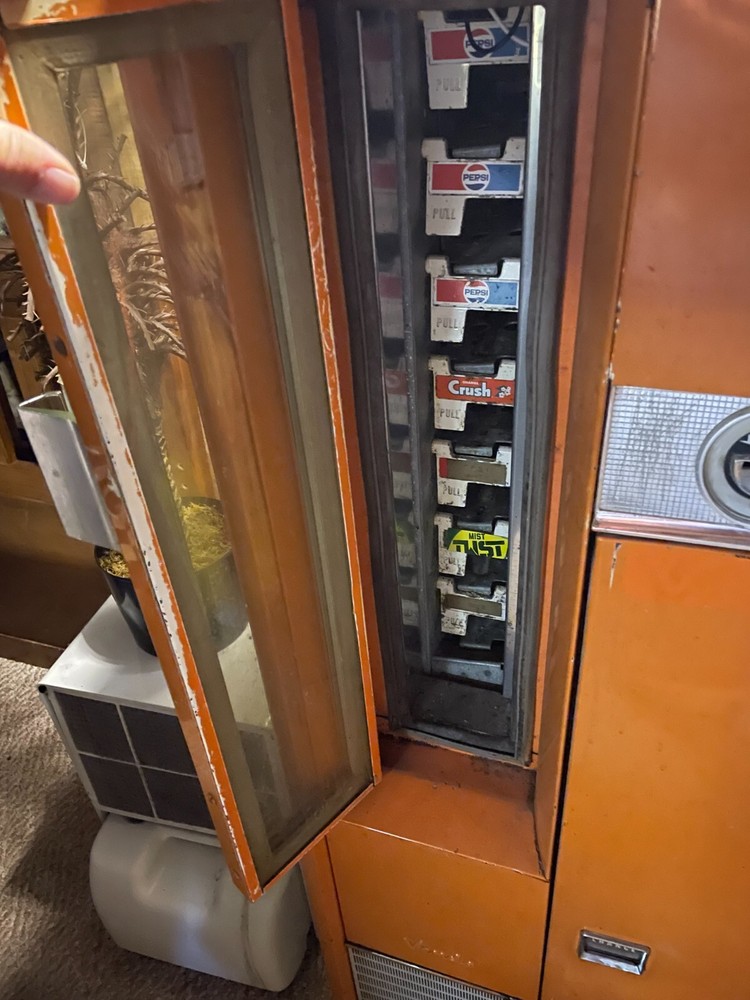 Orange Crush Vintage Vending Machine