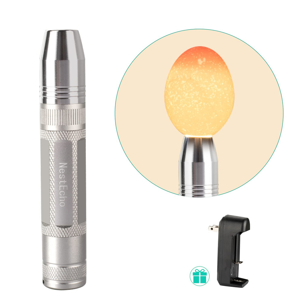 Egg Candler Light Tester Lamp for All Egg Types