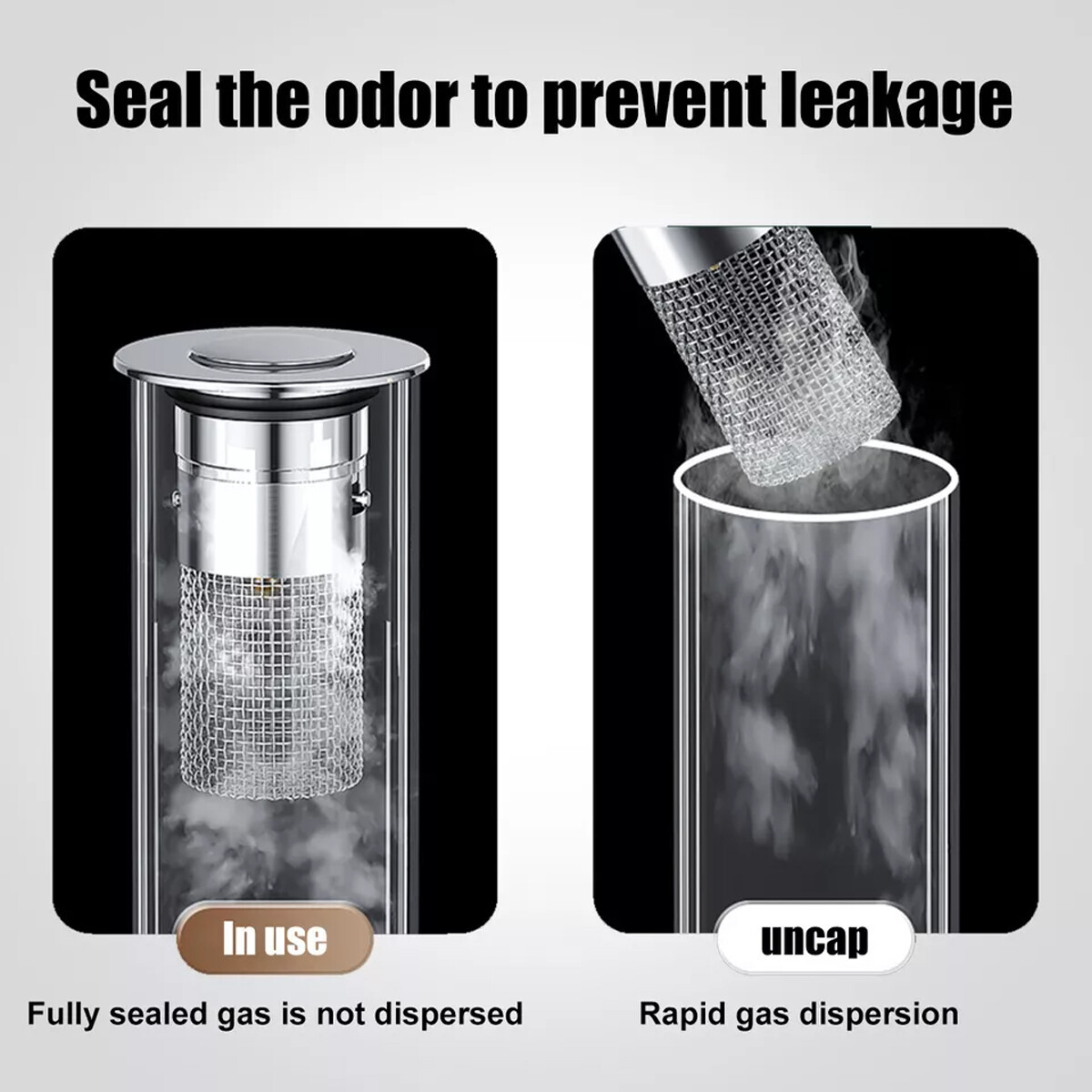 2 Pcs Bathroom Sink Stopper Hair Catcher Bathroom Pop Up Sink Drain Filter