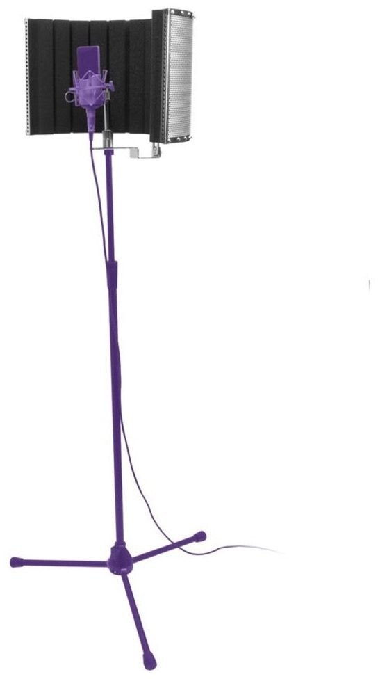 On-Stage Stands ASMS4730 Recordng Isolation Shield & MS9750 Tripod Mic Stand!