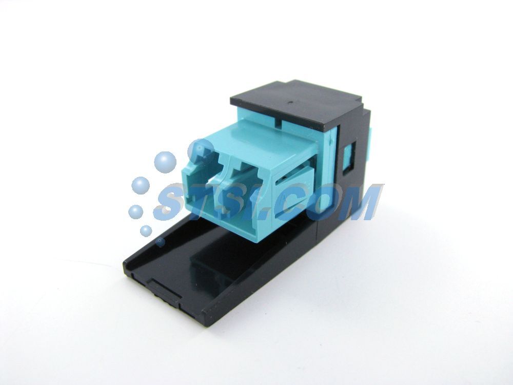 Panduit Multi-Mode MM LC SR/SR Duplex Adapter Module, Black CMDSAQLCBL ~STSI