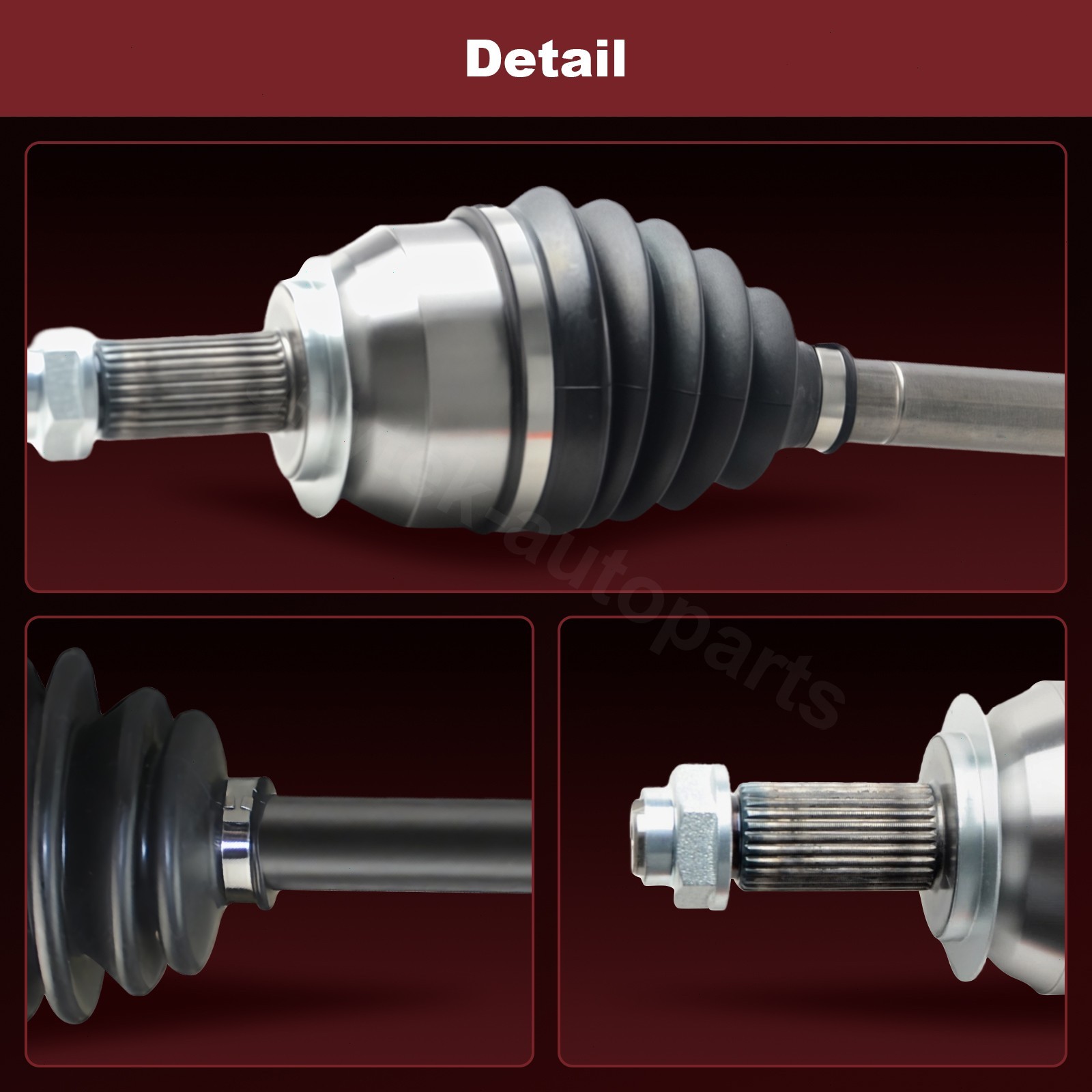 Front Left & Right CV Axle Assembly for Subaru Outback Legacy 2010-2014 Forester