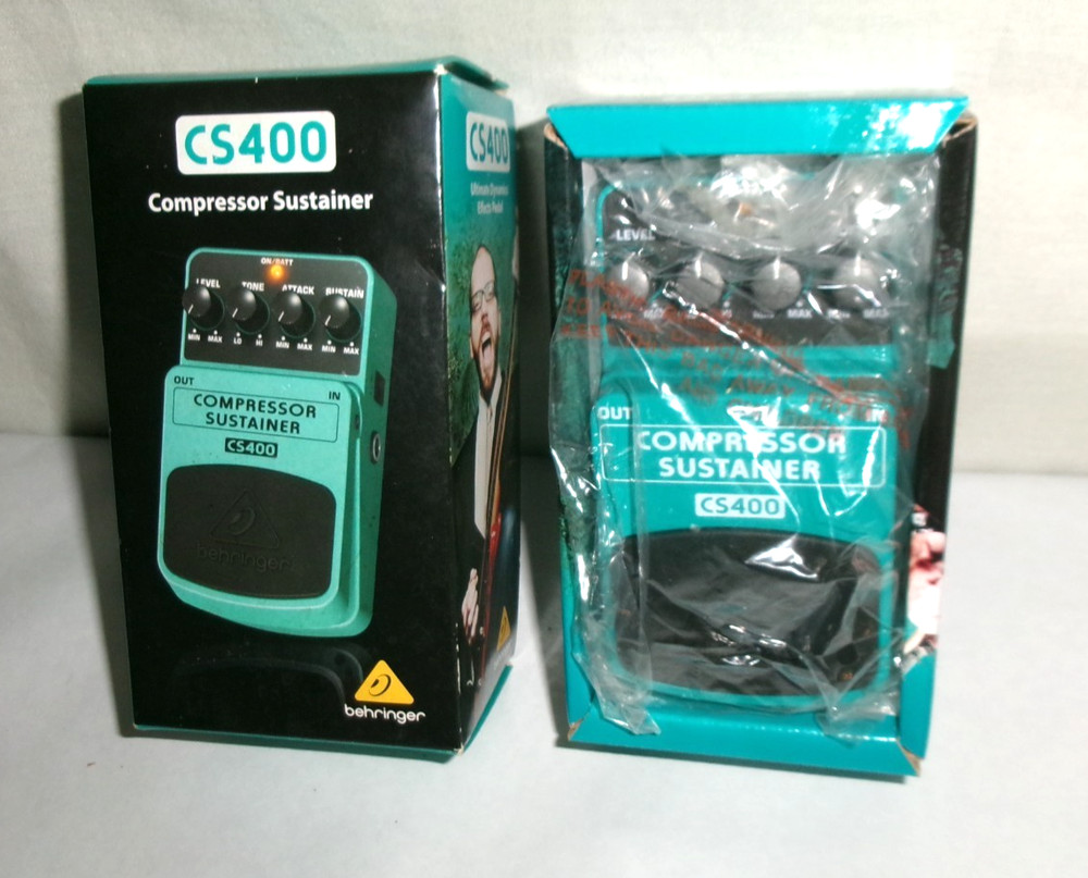 Behringer CS400 Compressor Sustainer Pedal new in box