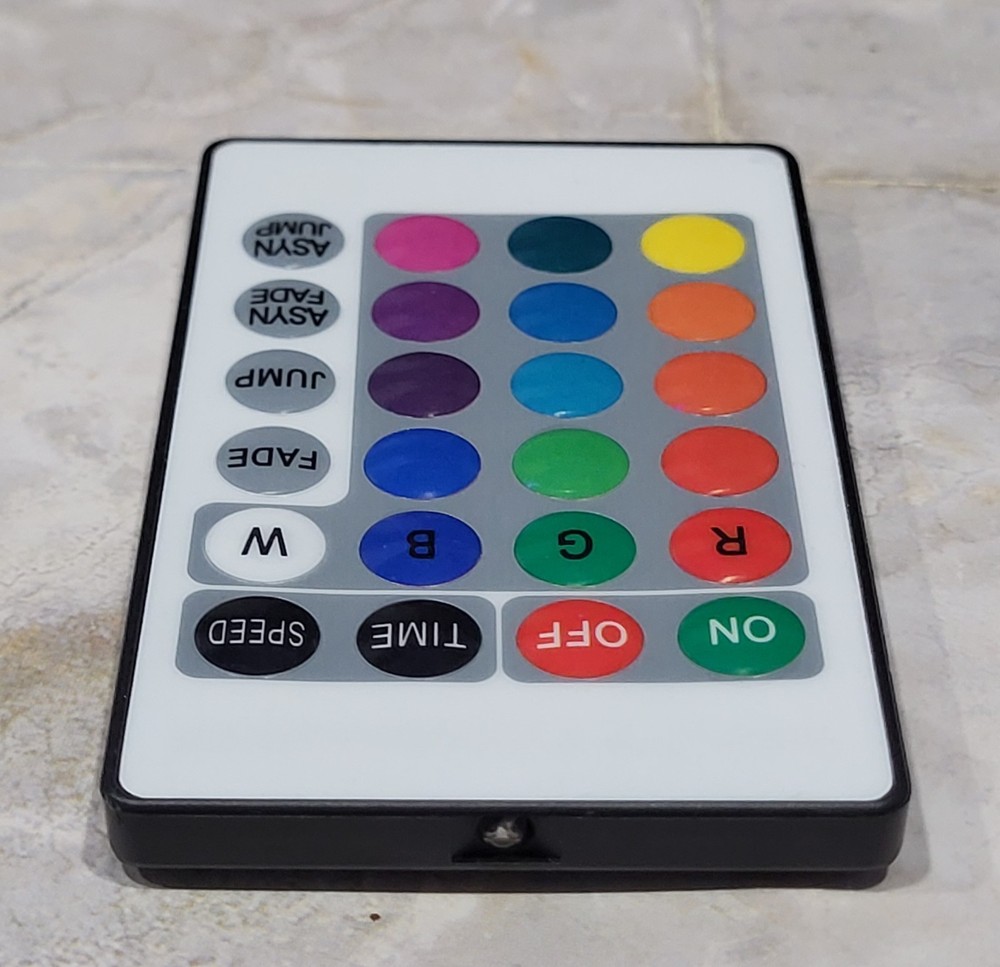Replacement Lighting Remote, Fade, Jump, Time, Speed Settings, White