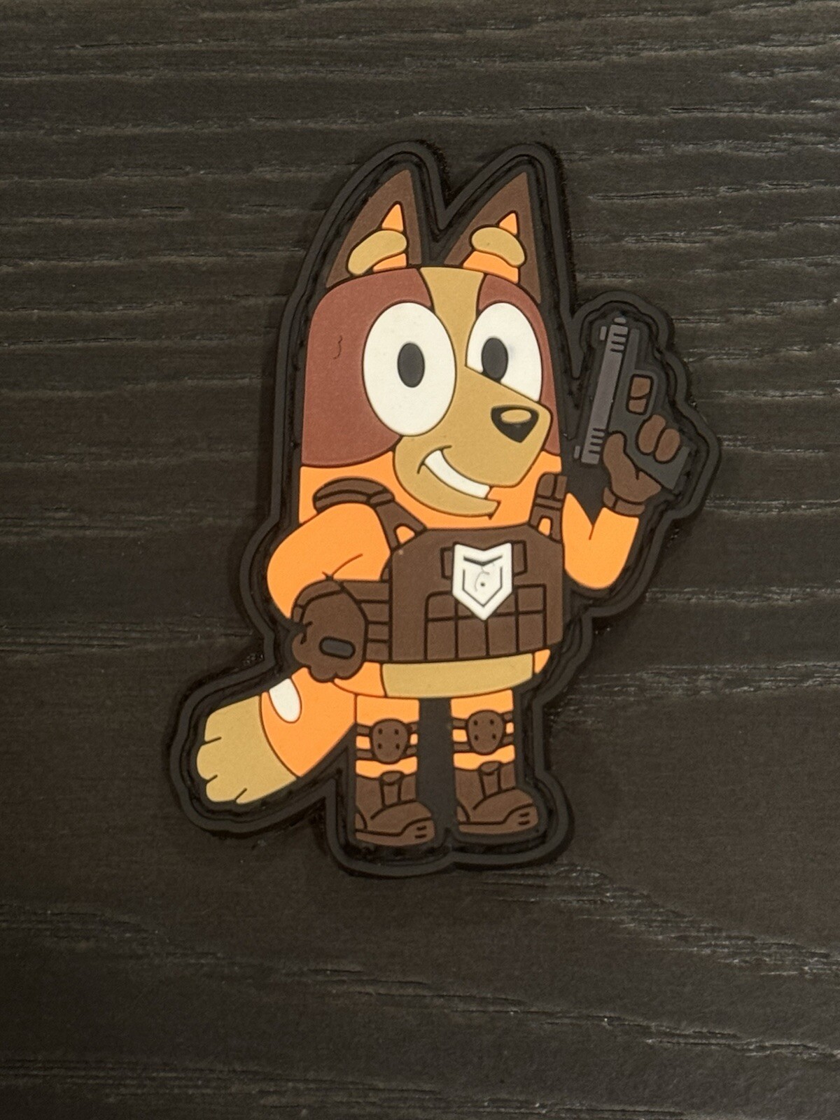 Bluey Tactical Patch PVC Hook Loop GBRS Fog SUPDEF Military Airsoft Police