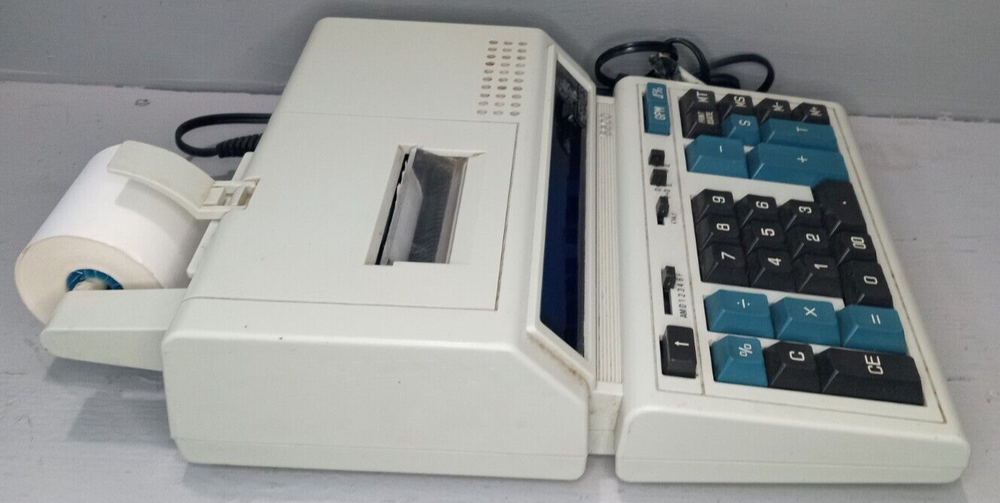 Vintage Hermes Precisa Electronic Calculator Printer Model #5600