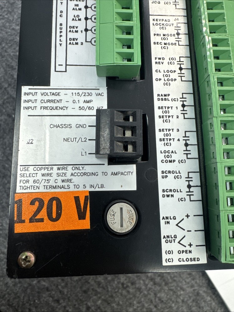 Contrex Fenner M-TRIM 2 3200-1602 Motor Speed Controller 120V