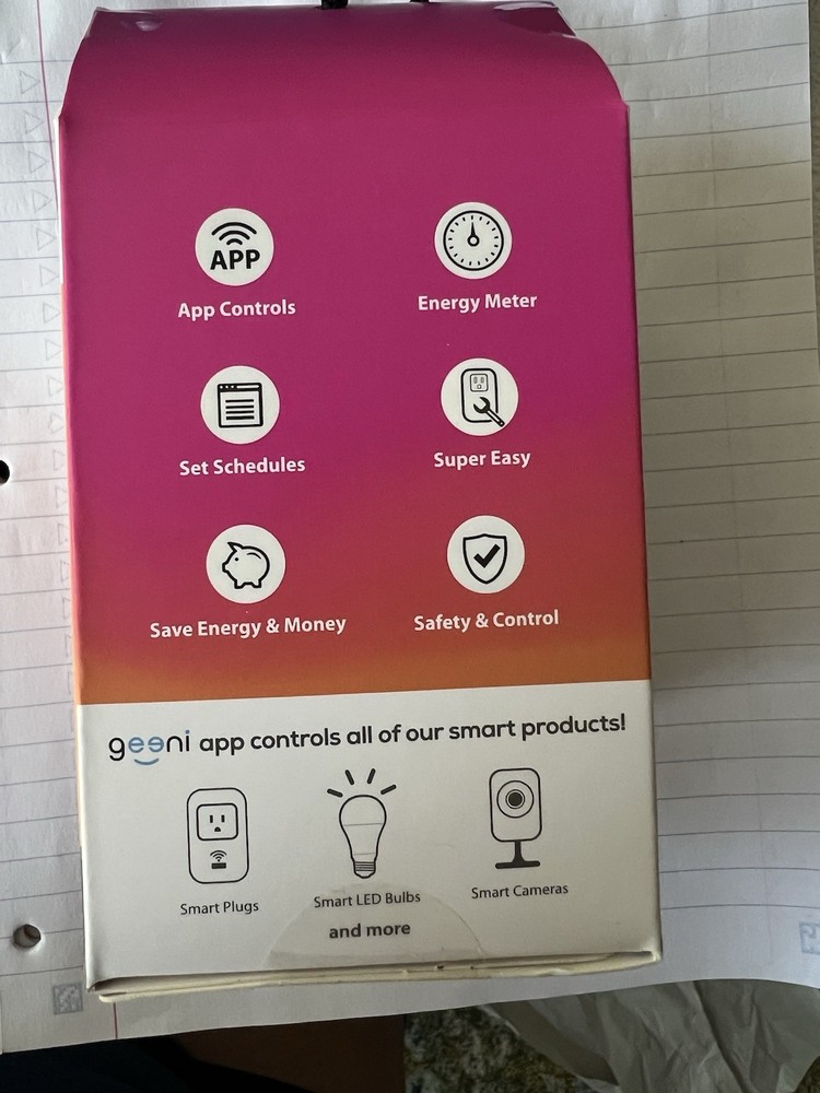 Merkury Innovations Smart Control Plug W/ Energy Tracker
