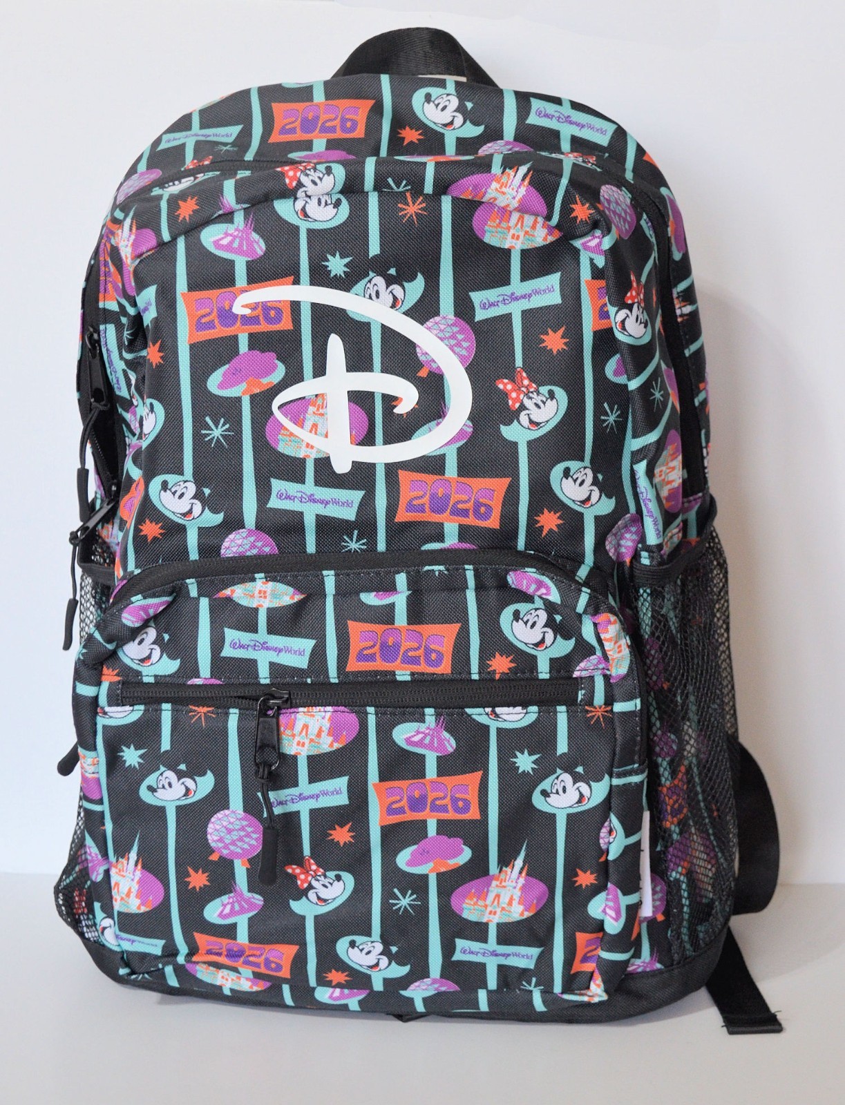 Disney Parks 2026 Mickey Mouse and Minnie Mouse Backpack NEW