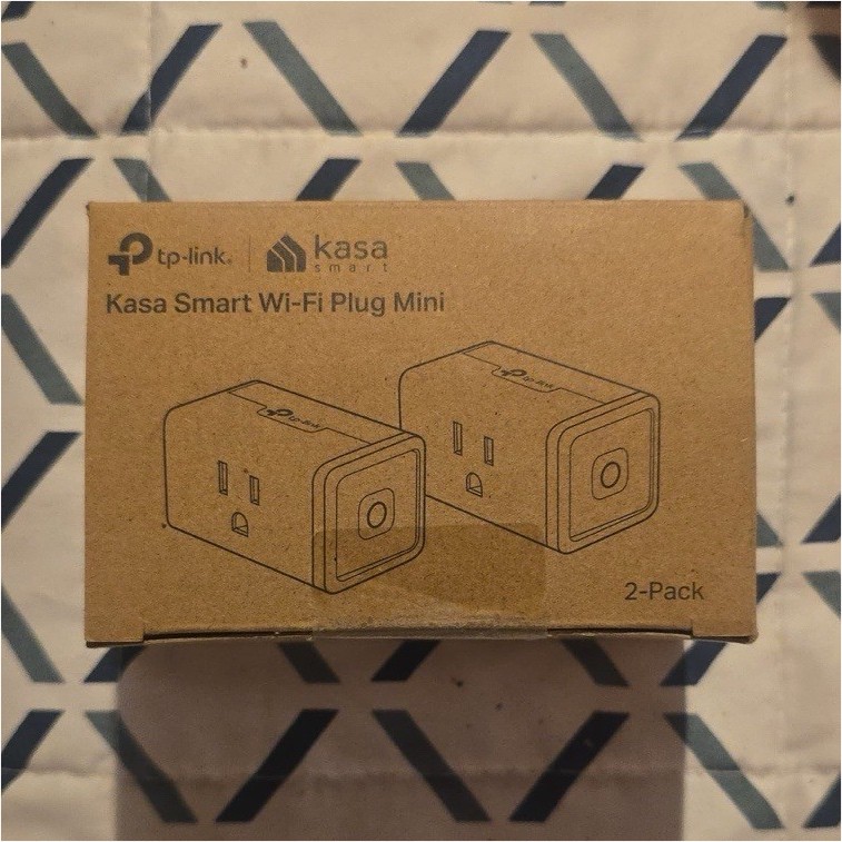 TP-LINK Kasa Smart Wi-Fi Plug Mini 2-Pack, Google Assistant, US Plug, White