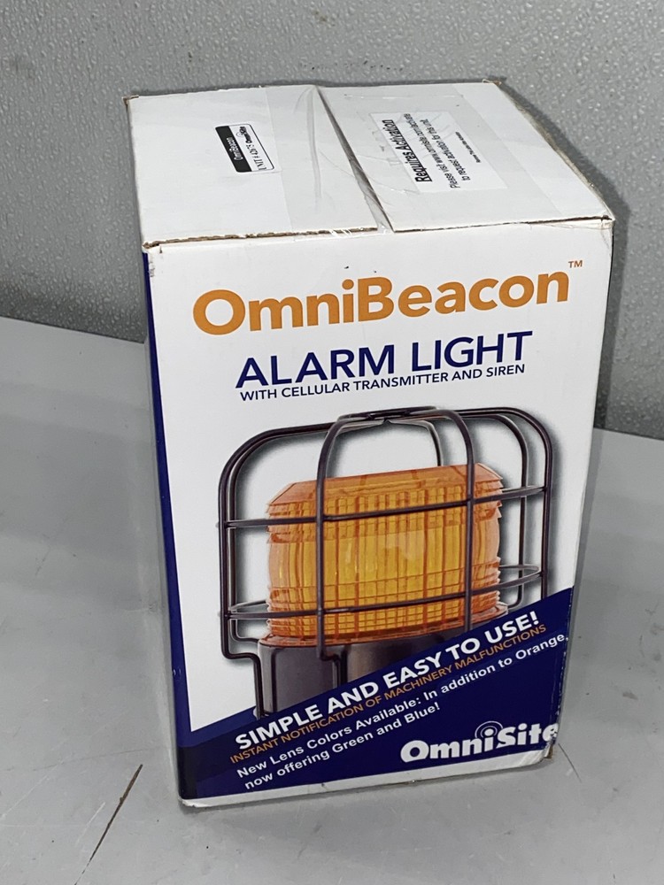 OmniBeacon Wireless Networked Alarm Light with Siren. Cellular / Web Accessable
