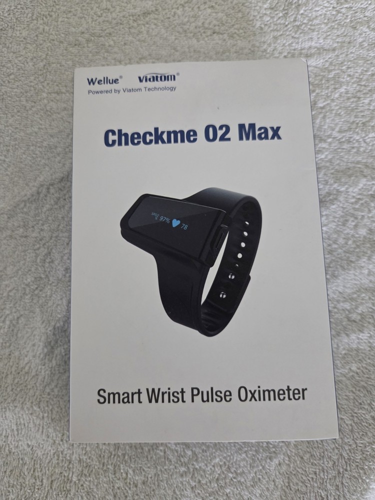 Wellue Checkme O2 Max Pulse Oximeter Sensor Ring Tracking