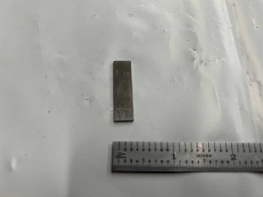 1.48mm Mitutoyo Steel Rectangular Gauge Gage Block