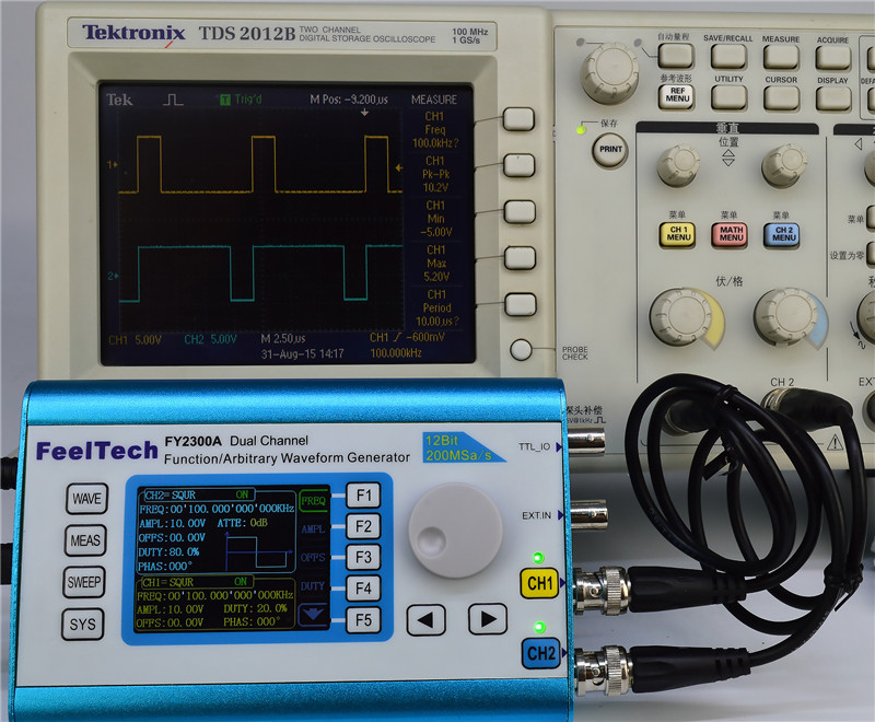 6MHz DDS Arbitrary Waveform Dual Channel Signal Generator Sinewave Squarewave