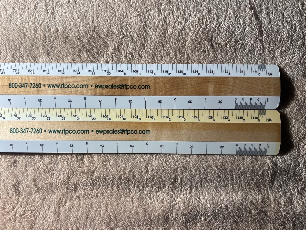 Drafting Architect 19in Ruler Carpenter Construction Advertising Ruler