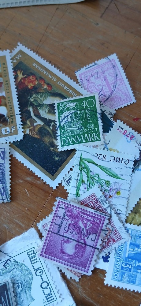 Vintage Postage stamps Bundle Post