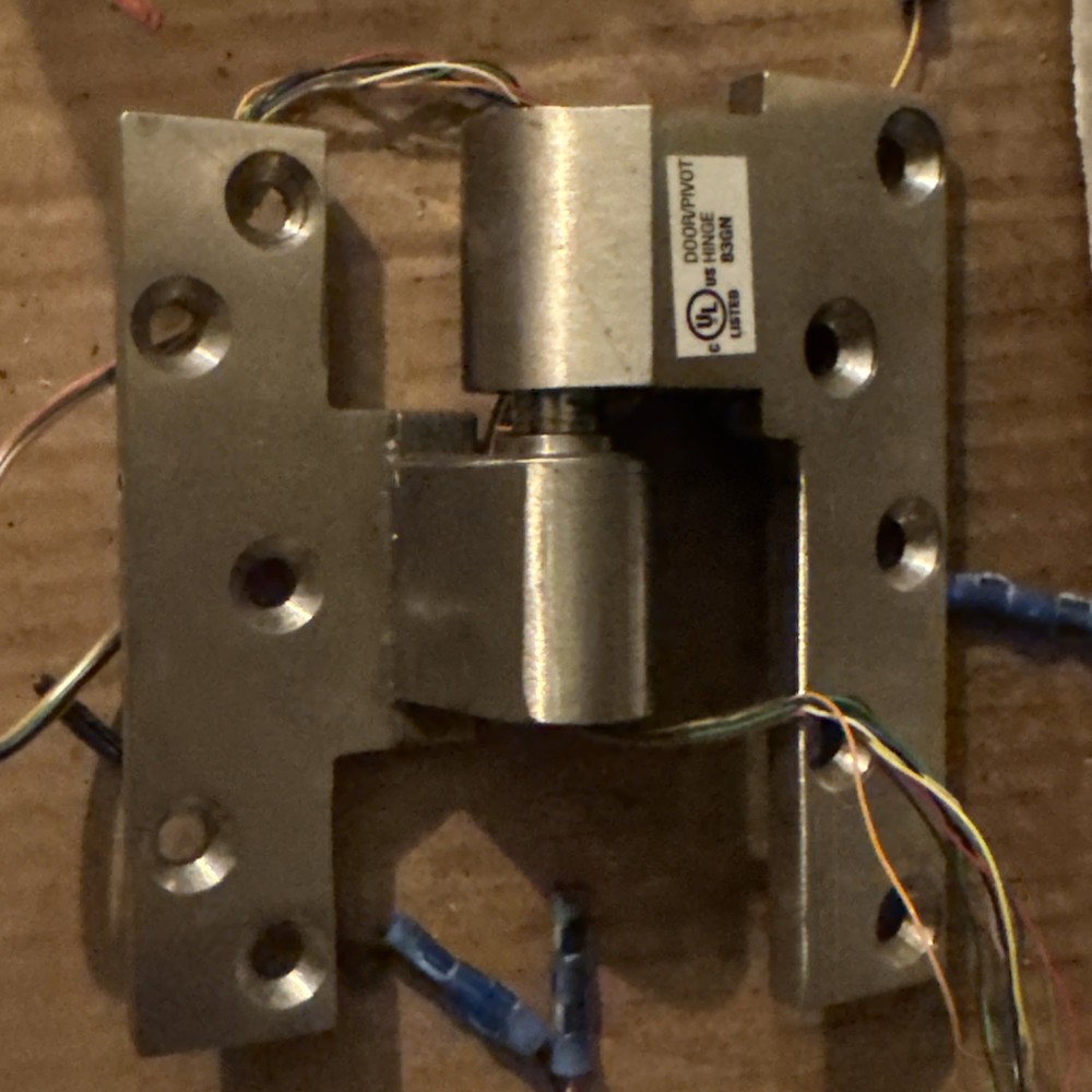 Electric Hinge Pivot Brand dk 5" Listed 83GN Command Access Stuff 16 wire / 8