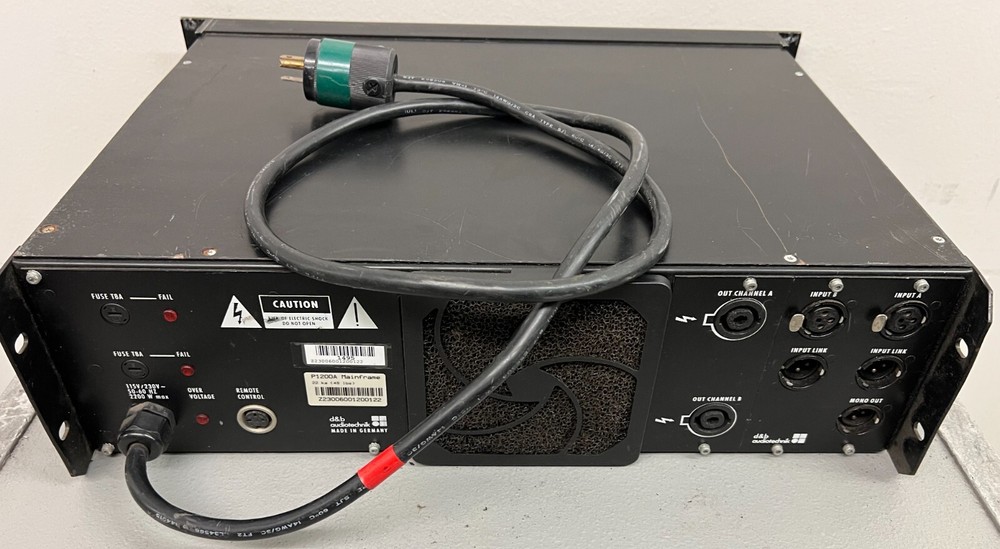 d&b P1200A Mainframe w/ 2 Power Amplifiers