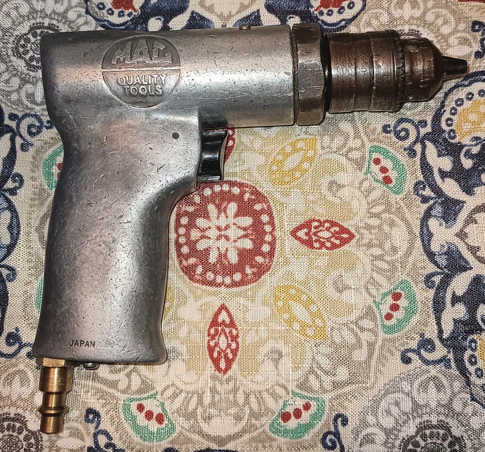 MAC 3/8  PNUMATIC AIR DRILL MODEL AD511 W/ JACOBS CHUCK NON-REVERSE Fast Free Sp